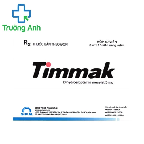 Timmak - Thuốc điều trị đau nửa đầu hiệu quả của SPM