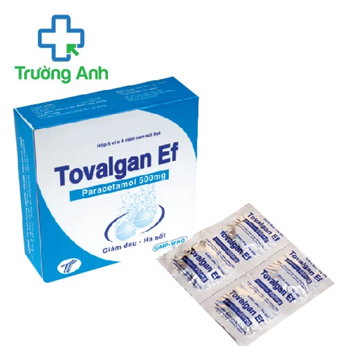 Tovalgan Ef 500mg (viên sủi) - Thuốc giảm đau hạ sốt hiệu quả của Trường Thọ