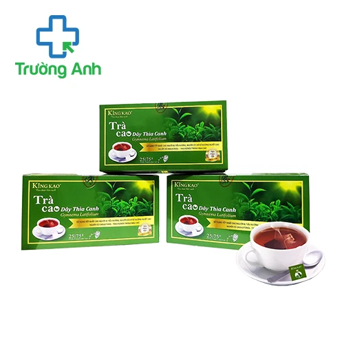 Trà tẩm cao dây thìa canh KingKao - Hỗ trợ làm giảm đường huyết hiệu quả