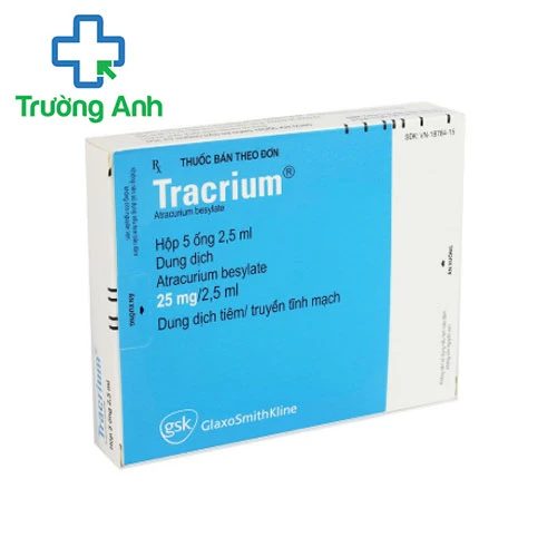 Tracrium 25mg/2.5ml - Thuốc gây mê tổng quát của Italy