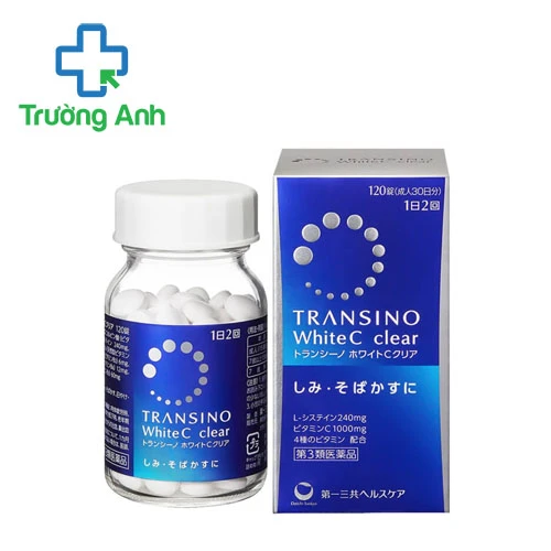 Transino White C Clear - Viên uống giúp trắng da hiệu quả