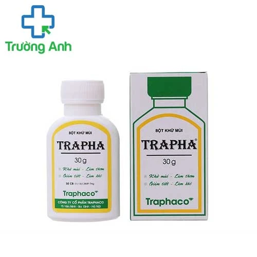 Trapha Pow.30g - Thuốc khử mùi hô da hiệu quả