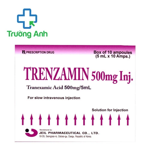 Trenzamin 500mg inj. - Thuốc phòng và điều trị xuất huyết hiệu quả của Hàn Quốc