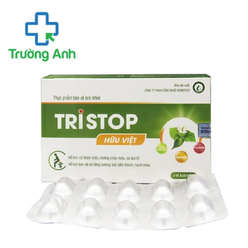 Tristop Hữu Việt - Hỗ trợ điều trị bệnh trĩ hiệu quả