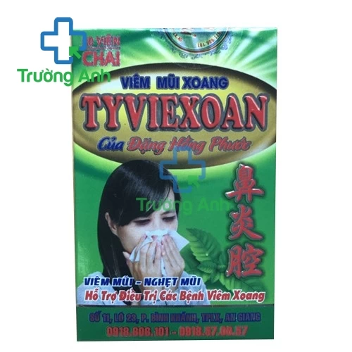 Tyviexoan - Hỗ trợ điều trị các bệnh viêm xoang hiệu quả