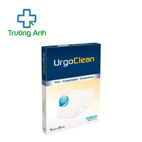 Gạc thấm hút và loại bỏ mảnh hoại tử Urgoclean 15cm x 20cm