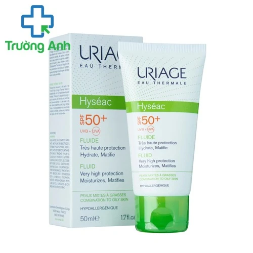 Kem giảm dầu, chống nắng URIAGE HYSEAC FLUIDE SPF50+