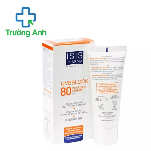 Kem chống nắng Uveblock 80 Invisible cream SPF 80