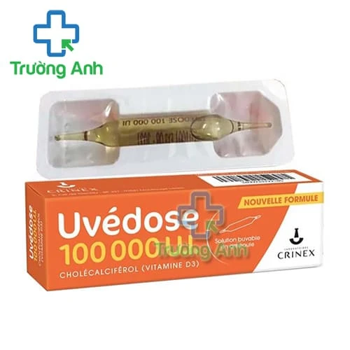 Uvedose 100000U.I Crinex - Giúp bổ sung vitamin D3 hiệu quả