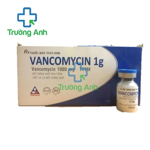 Vancomycin 1g Vinphaco - Thuốc điều trị nhiễm khuẩn hiệu quả