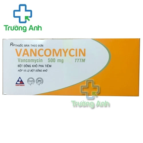 Vancomycin 500mg Vinphaco - Thuốc điều trị nhiễm khuẩn hiệu quả