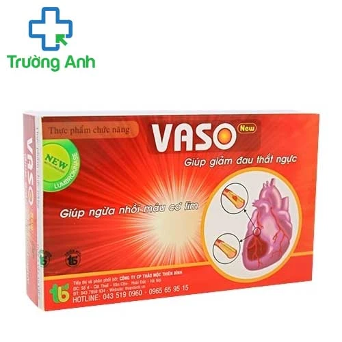 Vaso New - Giúp tăng cường sức khỏe hệ tim mạch hiệu quả