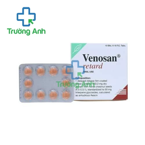 Venosan retar 50mg - Thuốc chống viêm hiệu quả của Đức