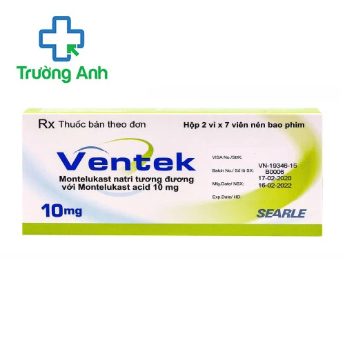 Ventek - Thuốc điều trị hen phế quản mãn tính của Pakistan