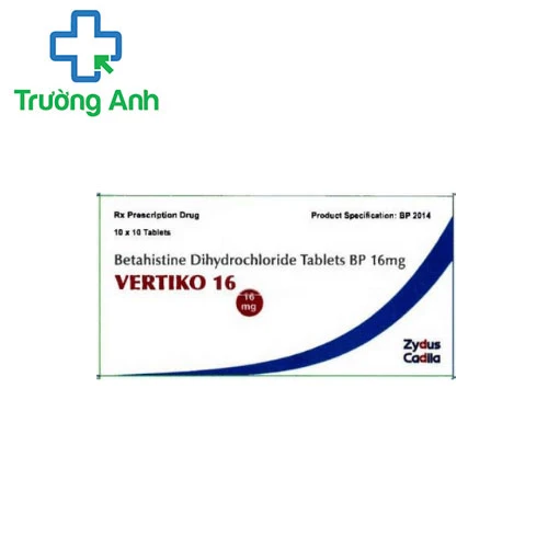 Vertiko 16 - Thuốc điều trị hội chứng Meniere hiệu quả của Ấn Độ