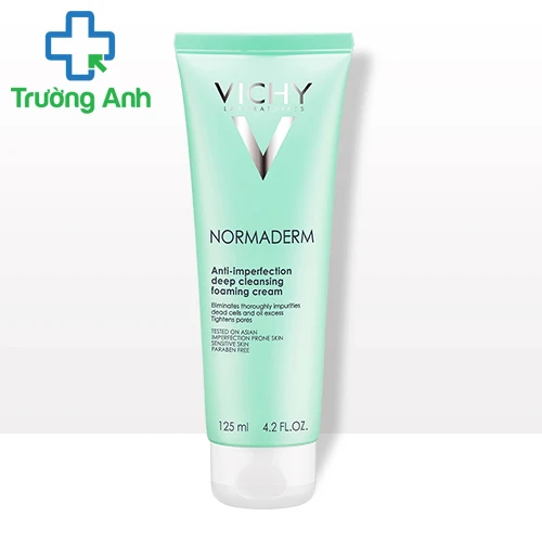 Sữa rửa mặt tạo bọt ngăn ngừa mụn & Se khít lỗ chân lông VICHY NORMADERM 125ML