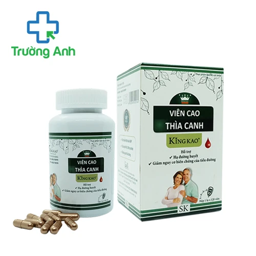 Viên cao thìa canh KingKao - Hỗ trợ giảm nguy cơ biến chứng tiểu đường