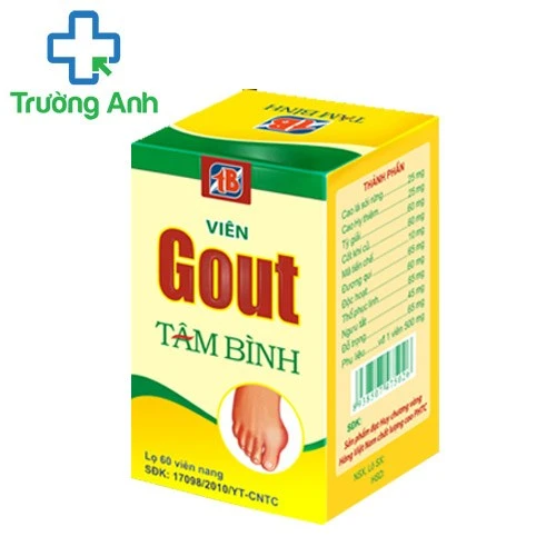 Viên Gout Tâm Bình - Điều trị bịnh gout hiệu quả