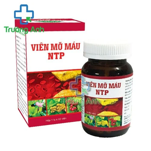 Viên mỡ máu  – NTP (lọ 60 viên) - Hỗ trợ giảm mỡ máu, phòng ngừa đột quỵ hiệu quả