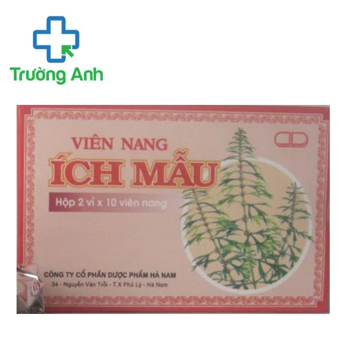 Viên nang Ích mẫu Hà Nam - Điều trị rối loạn kinh nguyệt hiệu quả