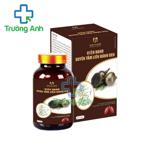 Viên nano Xuyên tâm liên hành đen - Hỗ trợ thông phế khí, giảm ho, long đờm hiệu quả