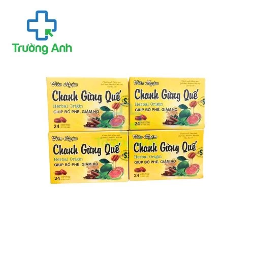 Viên ngậm Chanh Gừng Quế Essen - Giúp bổ phế, giảm ho