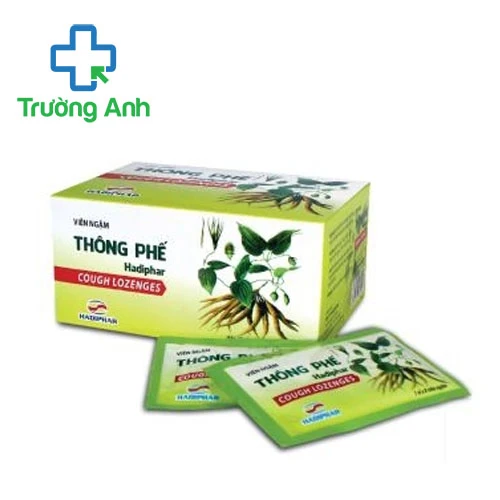 Viên ngậm thông phế Hadiphar - Hỗ trợ bổ phế, giảm ho hiệu quả