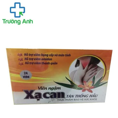 Viên ngậm Xạ Can Tán Thống Hầu - Giúp điều trị viêm họng cấp và mãn tính hiệu quả