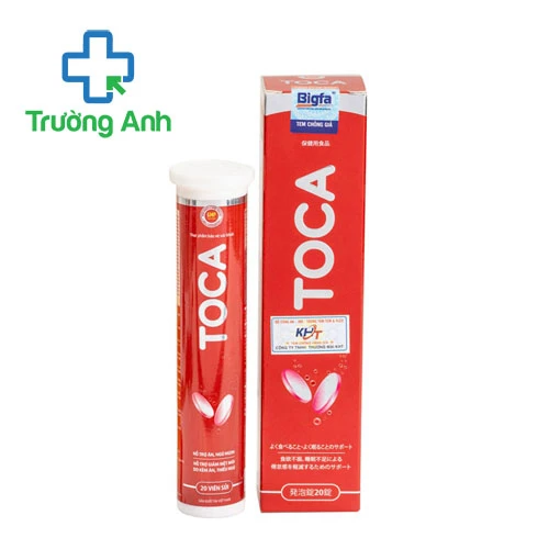 Viên sủi Toca Bigfa - Hỗ trợ tăng cân, ăn ngon ngủ ngon hiệu quả