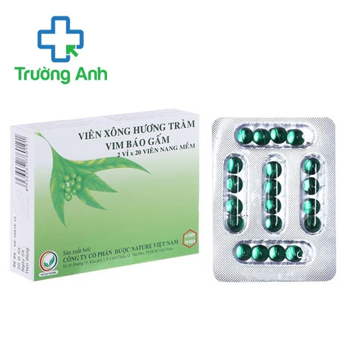 Viên xông hương tràm vim báo gấm - Giúp xông trị cảm cúm hiệu quả