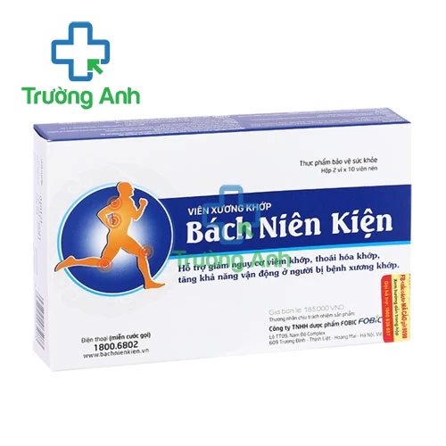 Viên xương khớp Bách Niên Kiện - Viên uống giảm viêm khớp