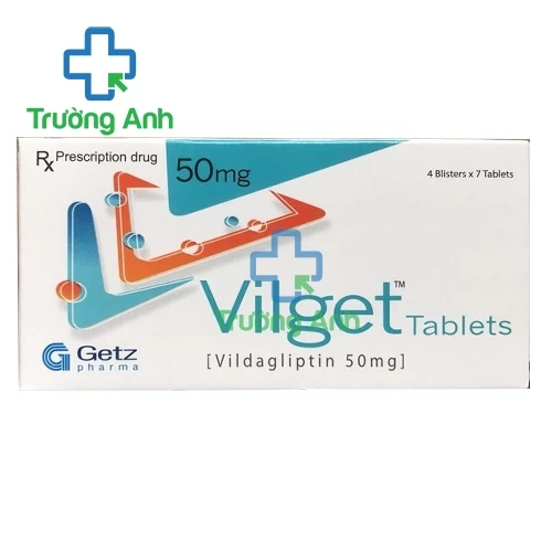 Vilget Tablets 50mg Getz Pharma - Thuốc điều trị đái tháo đường tuýp 2 hiệu quả