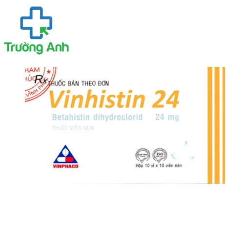 Vinhistin 24 - Thuốc trị hội chứng Meniere hiệu quả