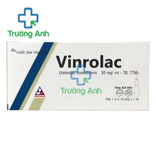 Vinrolac - Thuốc tiêm hạ sốt giảm đau hiệu quả của Vinphaco