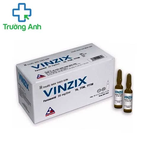 Vinzix Inj.20mg/2ml - Thuốc lợi tiểu hiệu quả