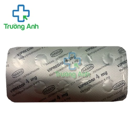 Vipredni 4mg - Thuốc kháng viêm, chống dị ứng hiệu quả của Hasan