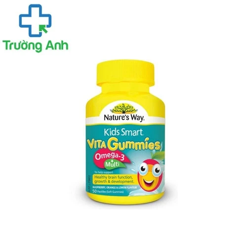 Kẹo dẻo Nature's Way Kids Smart Vita Gummies Omega-3 + Multi của Úc