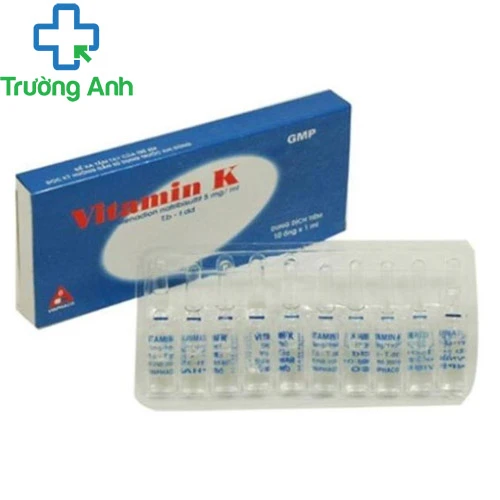 Vitamin K 5mg/1ml Vinphaco - Giups bổ sung vitamin K hiệu quả