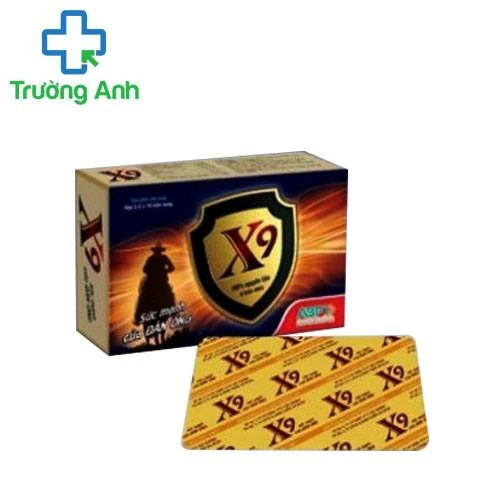 X-9 - TPCN tăng cường sinh lý nam giới hiệu quả