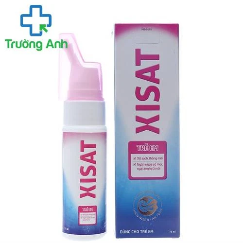 Xisat trẻ em 75ml - Nước biển sâu vệ sinh mũi