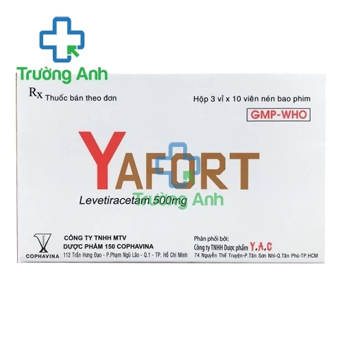 Yafort 500mg (Cadamide) - Thuốc điều trị động kinh hiệu quả