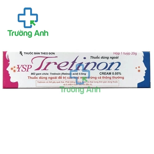 YSP Tretinon cream 0.05% - Thuốc trị mụn trứng cá hiệu quả của Malaysia