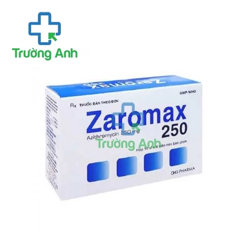 Zaromax 250 DHG Pharma - Thuốc điều trị nhiễm khuẩn hiệu quả