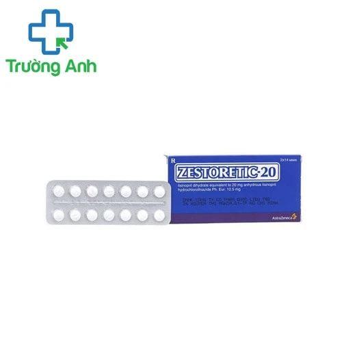 Zestoretic 20mg - Thuốc điều trị tăng huyết áp vô căn hiệu quả của Anh