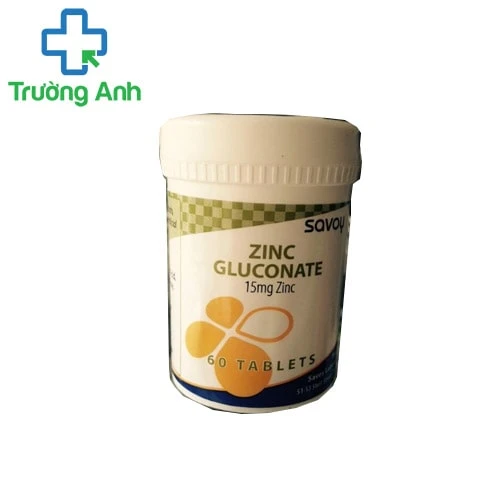 Zinc Gluconate Savoy - Thuốc bổ sung kẽm hiệu quả của Anh 