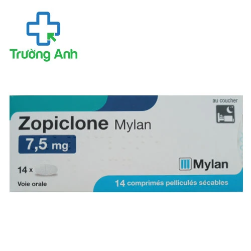 Zopiclone Mylan 7,5mg - Thuốc điều trị mất ngủ hiệu quả