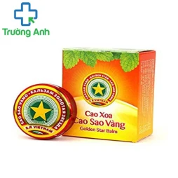 Cao xoa sao vàng Danapha 4g - Điều trị nhức đầu, cảm cúm hiệu quả