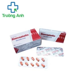 Simvastatin 10mg Khapharco - Thuốc làm giảm Cholesterol trong máu