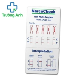 Que thử ma túy tổng hợp 5 chân của Narcocheck (Pháp)