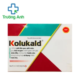 Kolukald - Giúp giải rượu, giảm tác hại của rượu với cơ thể